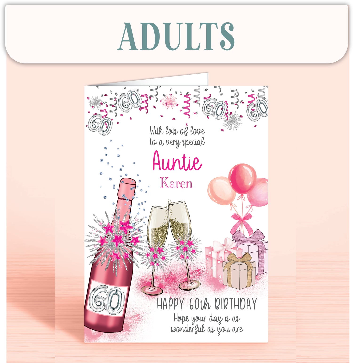 Adults Birthday Cards - Oliver Rose Designs