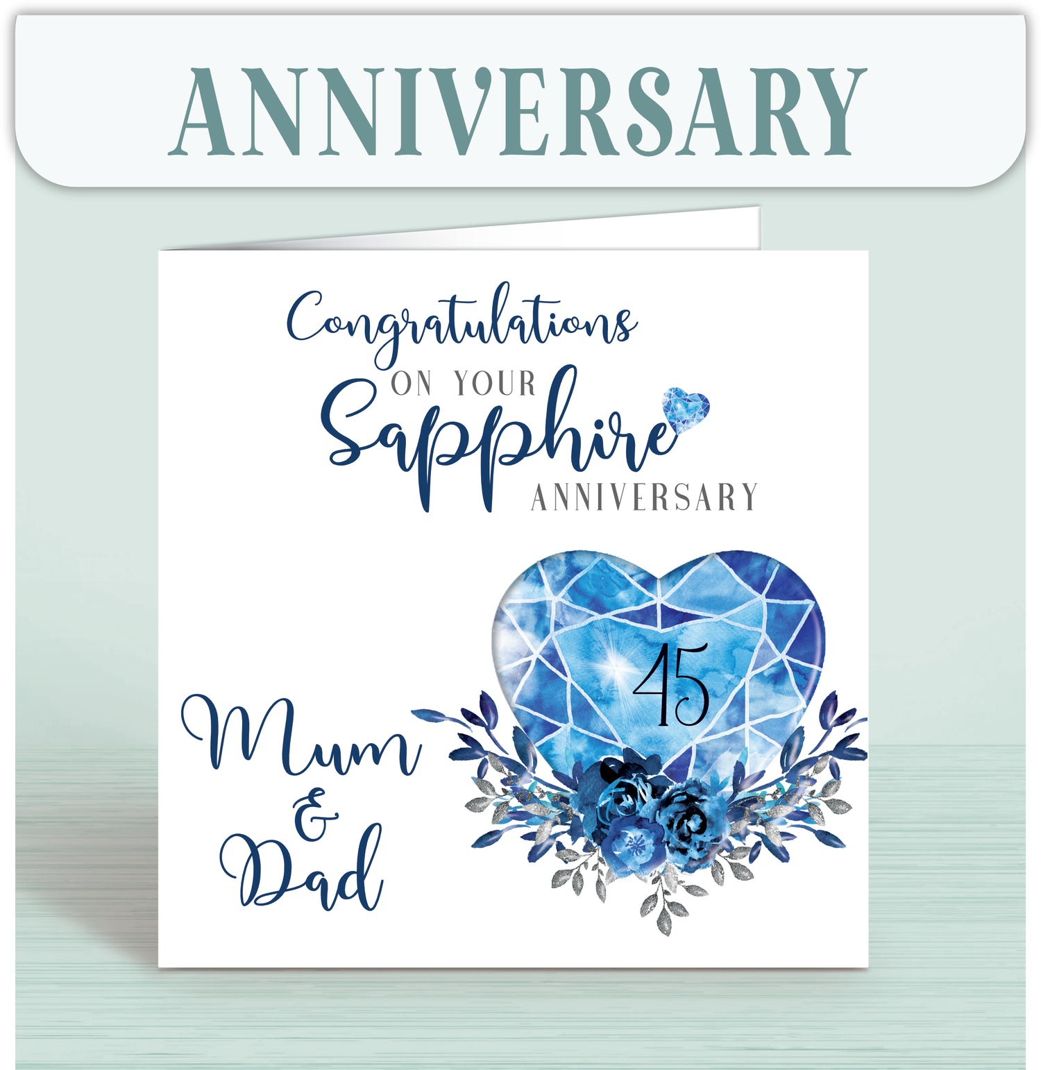 Personalised Anniversary Cards - Oliver Rose Designs