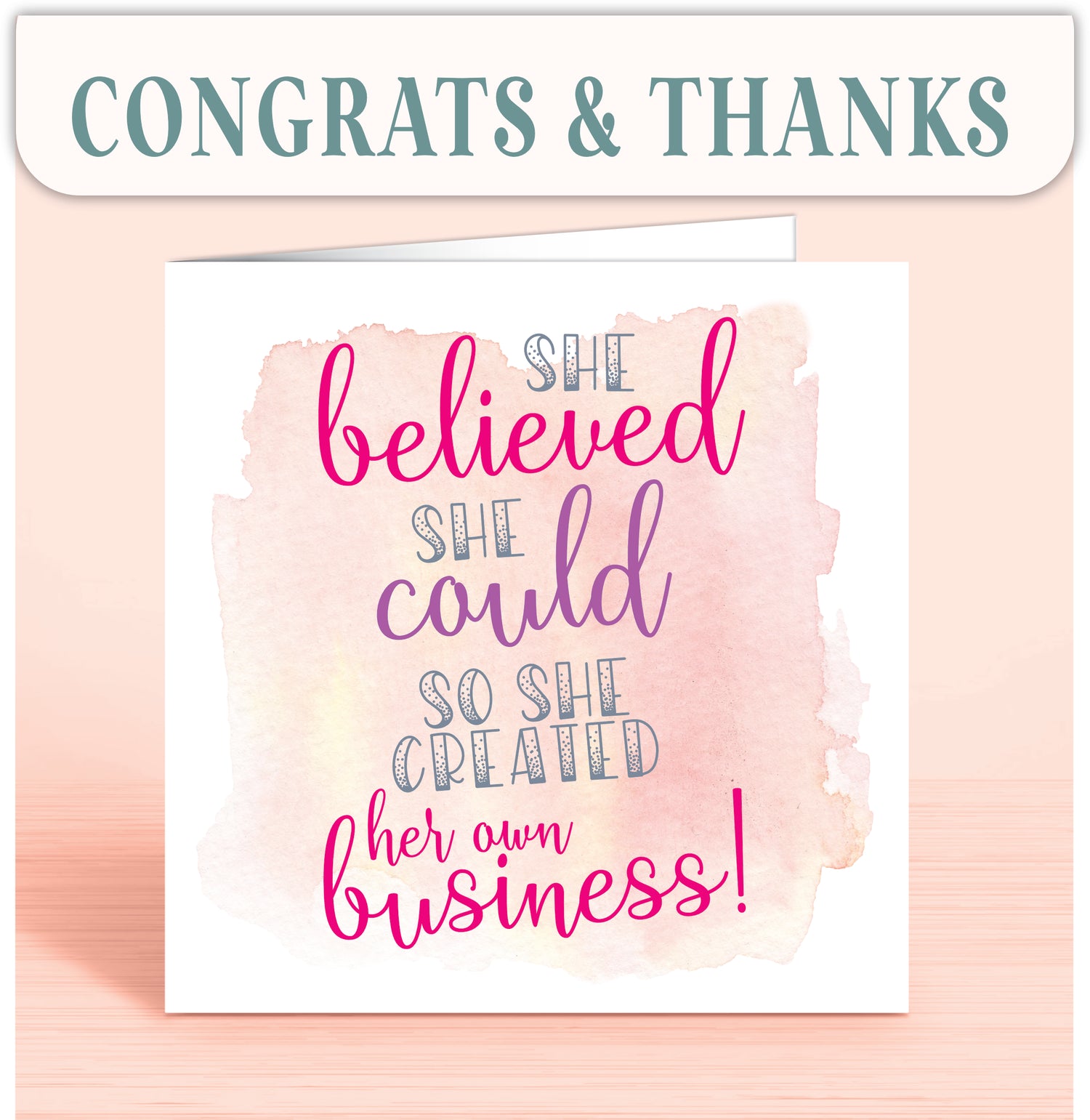 Encouragement & Gratitude Cards, Congrats & Thanks - Oliver Rose Designs