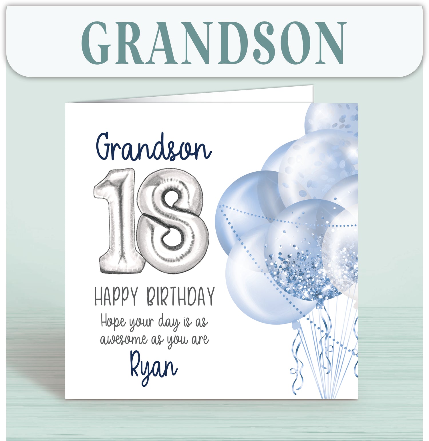 Grandson Birthday Cards - Oliver Rose Designs