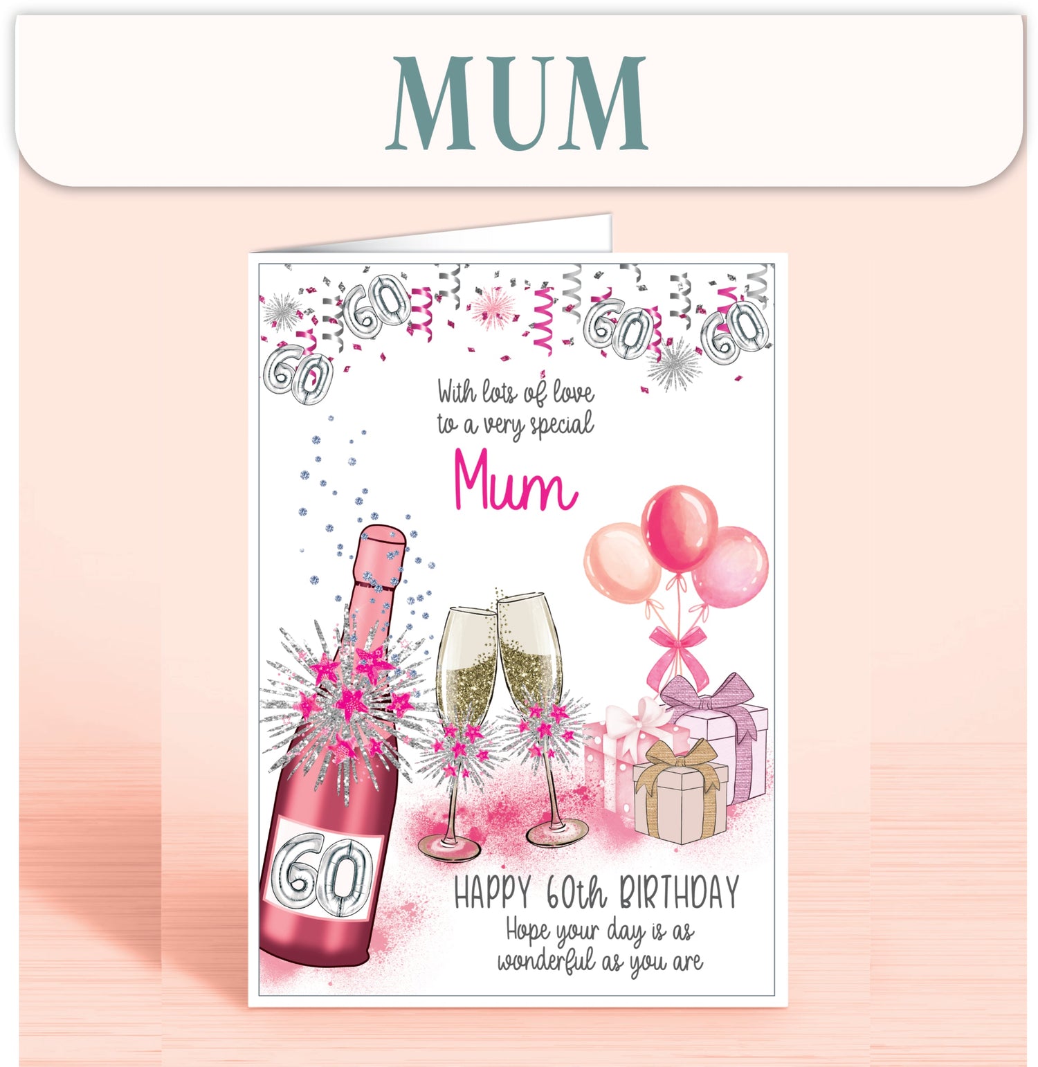 Mum Birthday Cards, Personalised Birthday Cards for Mums of all Ages