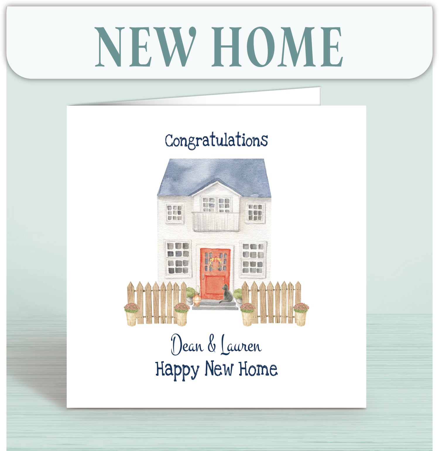 Personalised New Home Cards - Oliver Rose Designs