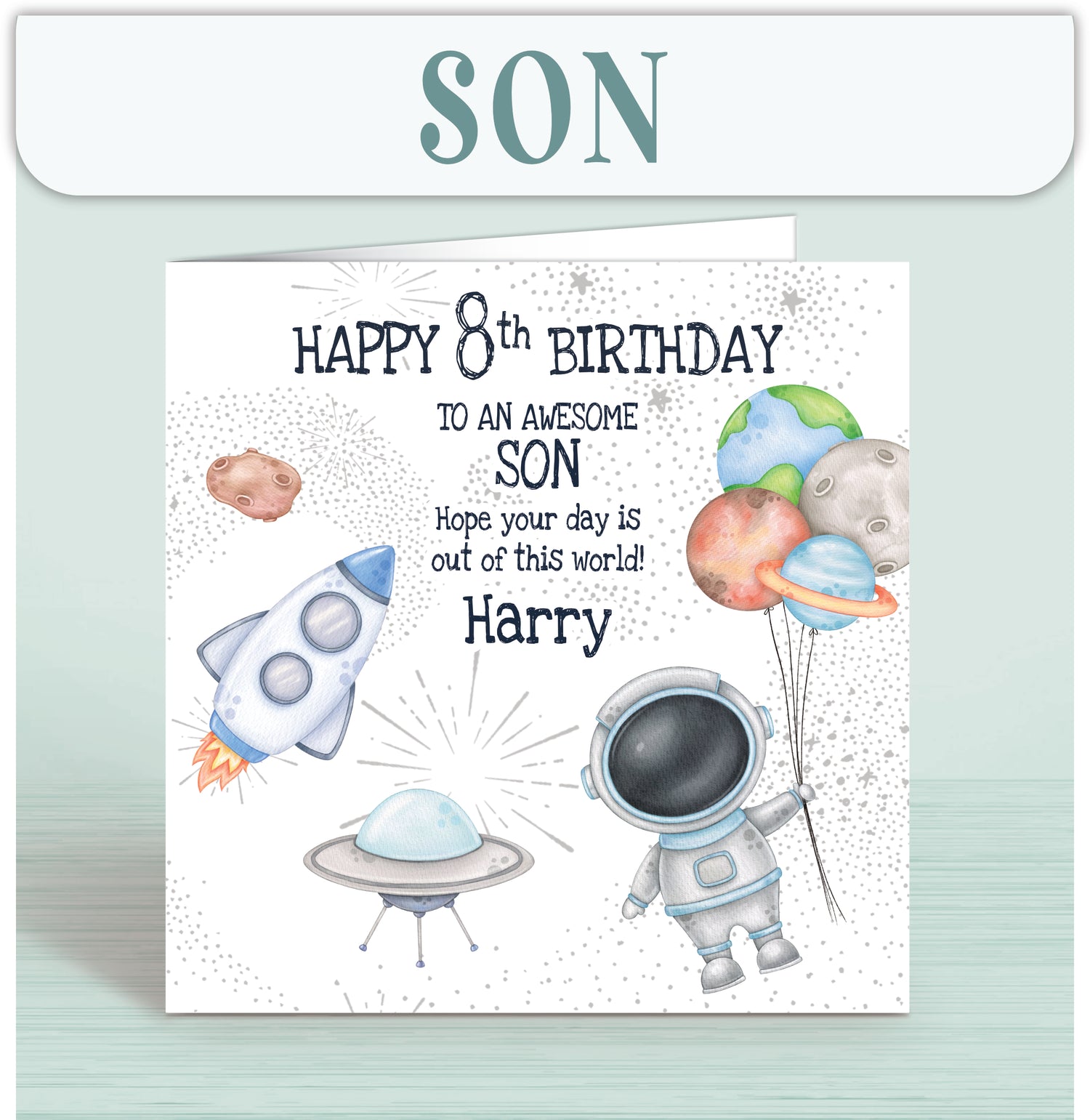 Son Birthday Cards - Oliver Rose Designs