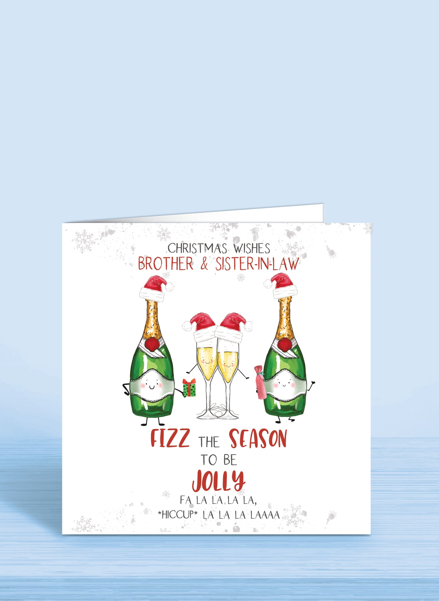 Fizz the Season to be Jolly Christmas Card