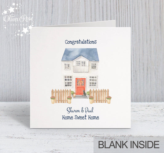New Home Card, Personalised Card, Congratulations