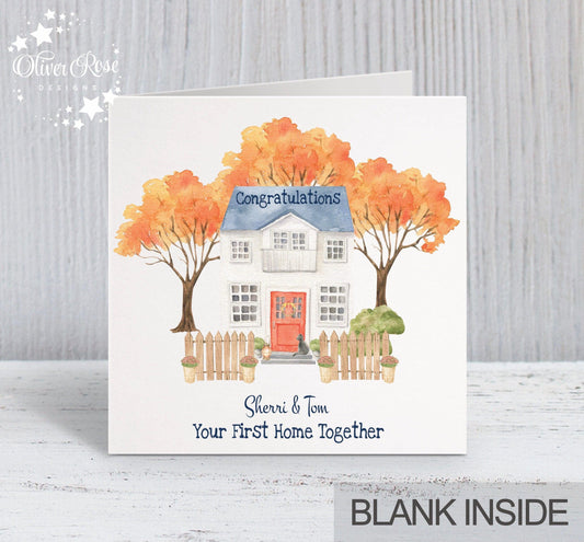 New Home Card, Personalised Card, Congratulations